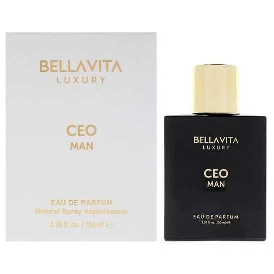 Bella Vita Luxury CEO Man Eau De Parfum 100ml – Long Lasting Men’s Perfume | Premium Fragrance USA | 70% OFF + Free Shipping