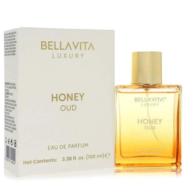 Bella Vita Luxury Honey Oud Eau De Parfum 100ml – Long Lasting Unisex Perfume | Premium Oud Fragrance USA | 70% OFF
