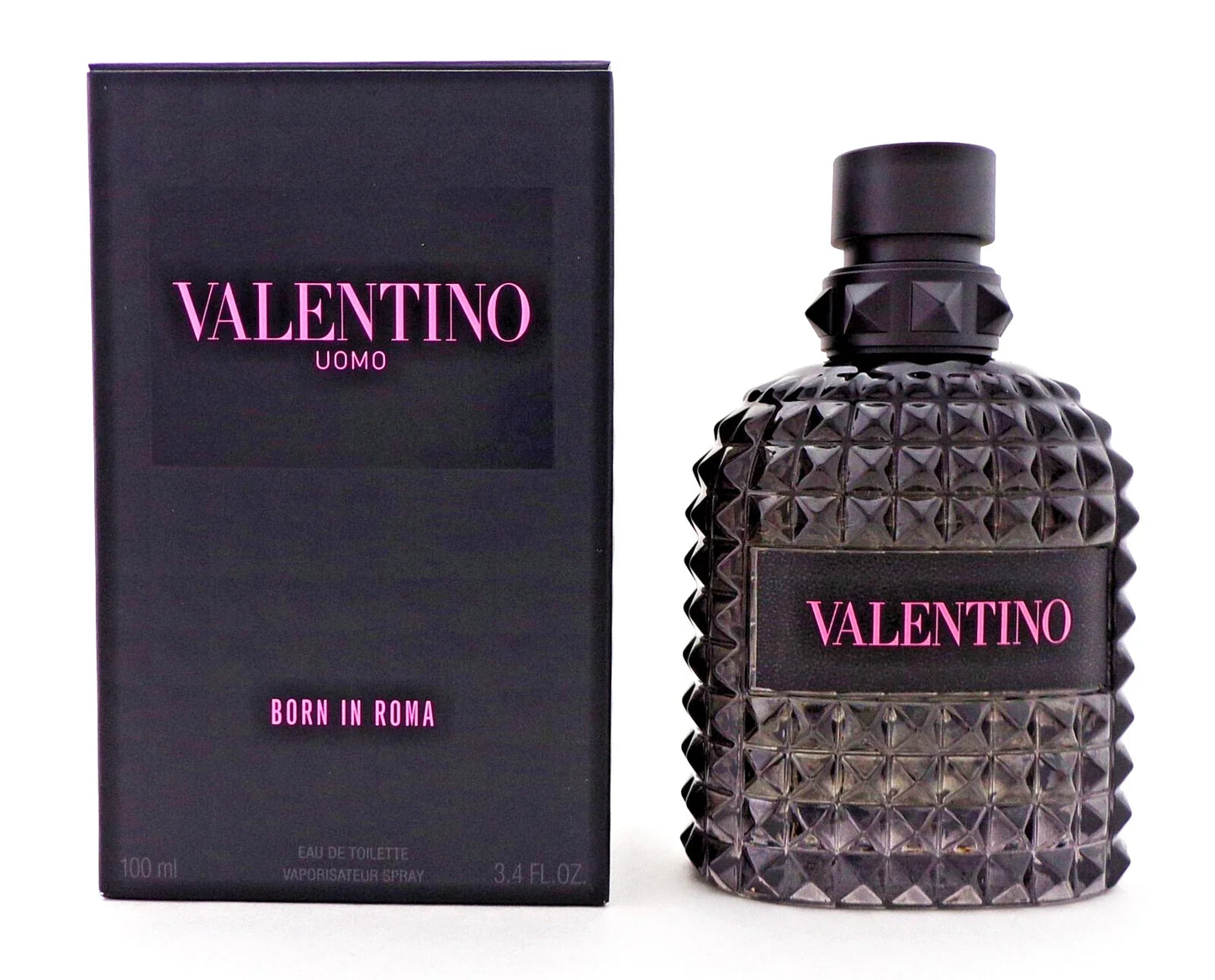 Valentino Uomo Born in Roma Eau de Toilette 3.4 oz Spray by Valentino – Woody Aromatic Men’s Cologne | Free USA 3-Day Delivery