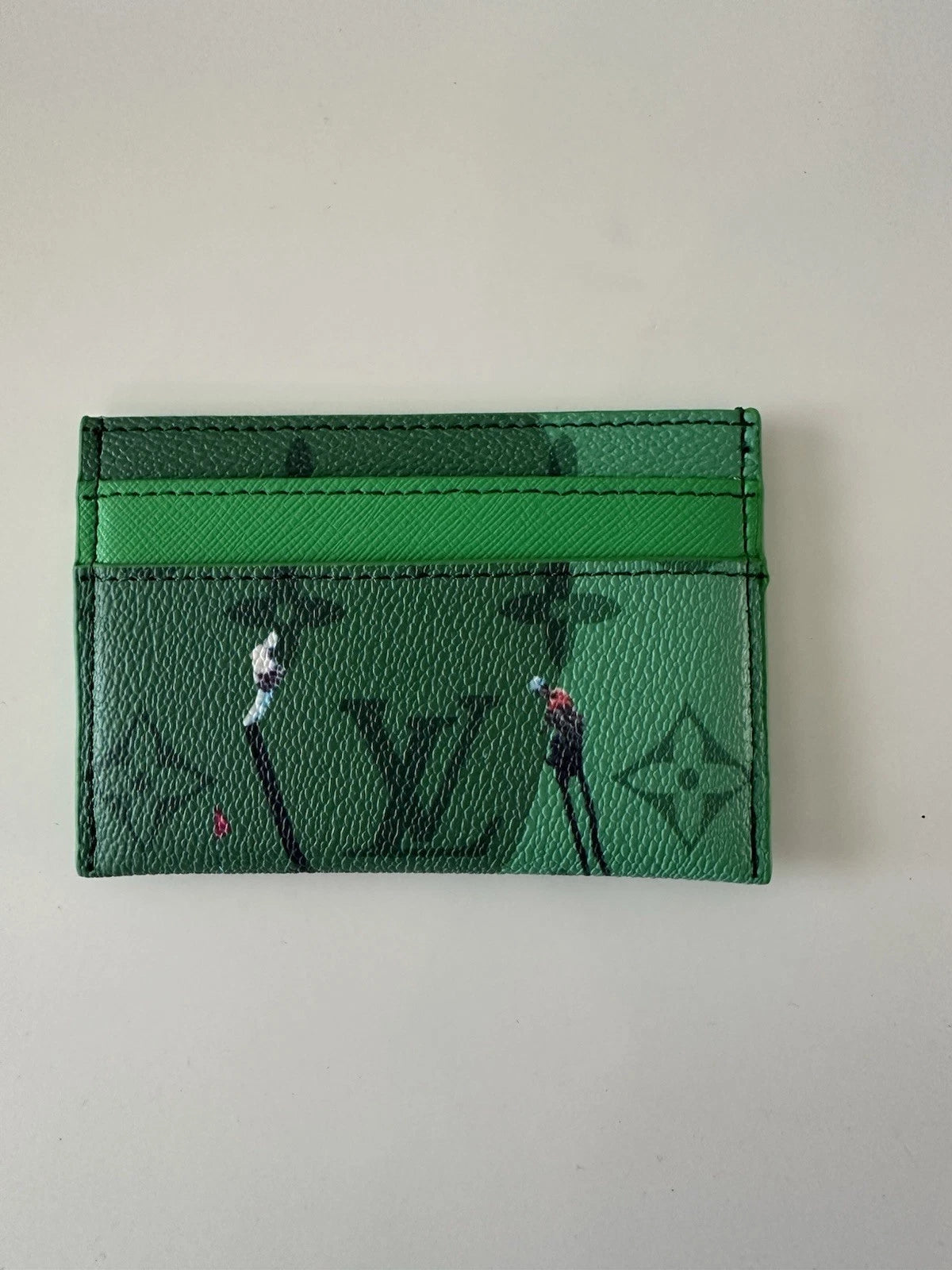 Louis Vuitton Golf Double Card Holder – Authentic Luxury Monogram Designer Card Case | Free 3–5 Day USA Shipping