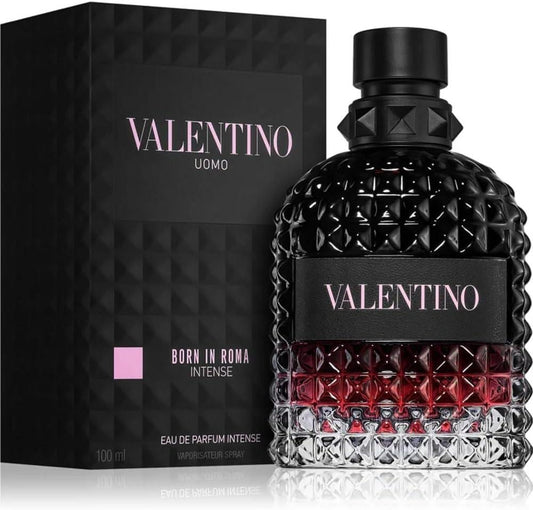 Valentino Uomo Born in Roma Intense Eau de Parfum 3.4 oz Spray by Valentino – Warm Vanilla Woody Men’s Fragrance | Free USA 3-Day Delivery