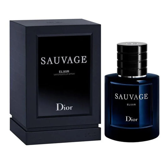 Dior Sauvage Elixir Parfum 2.0 oz Spray by Dior – Ultra Intense Spicy Woody Men’s Fragrance | Free USA 3-Day Delivery