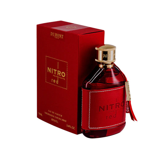 Dumont Paris Nitro Red Eau De Parfum 3.4 oz / 100ml Luxury Men’s Perfume – Long Lasting Fresh Spicy Fragrance with Free USA Delivery