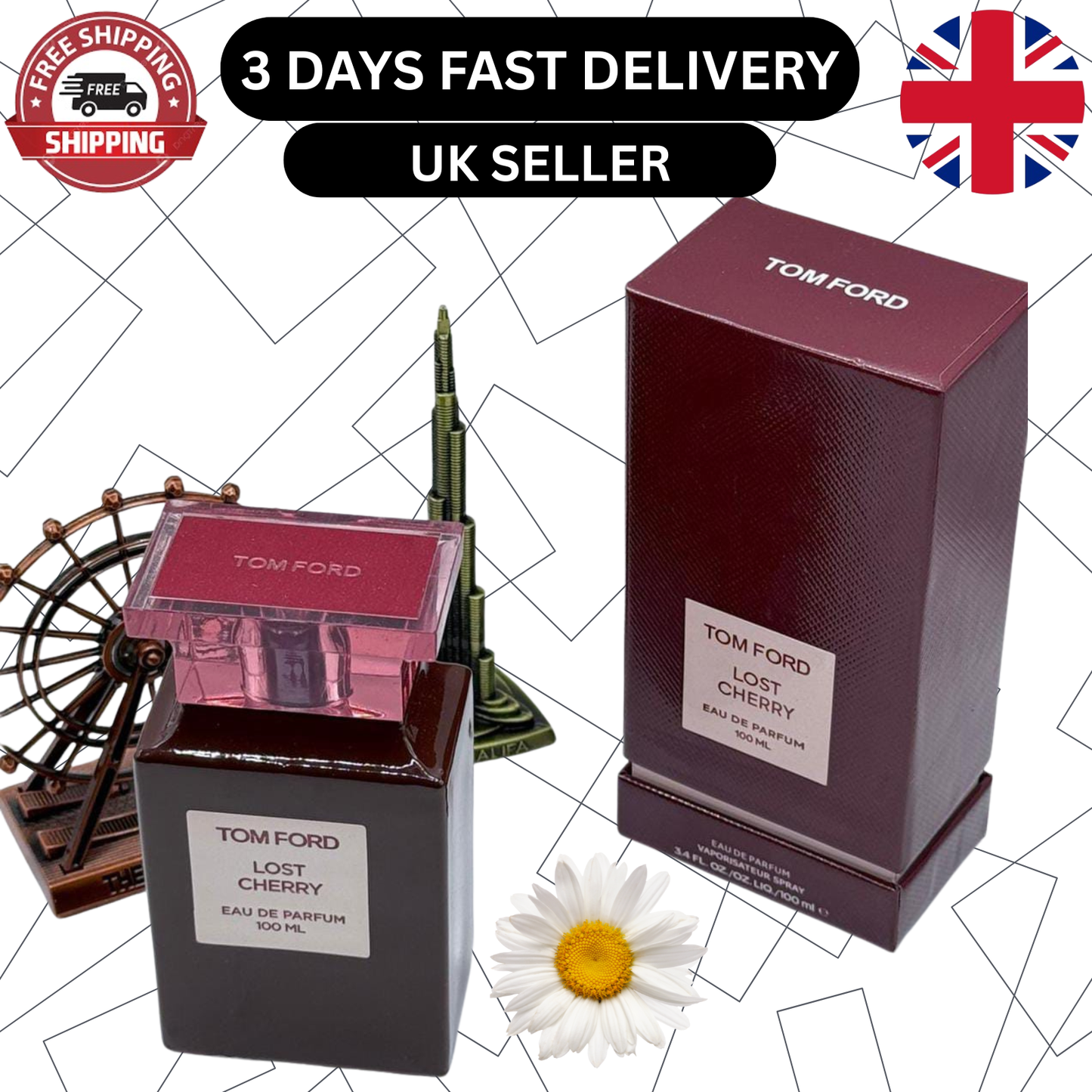 Tom Ford Lost Cherry Perfume 100ml – Luxury Eau de Parfum | Free 3-days Fast USA Delivery