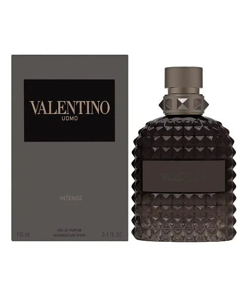 Valentino Uomo Intense Eau de Parfum 3.4 oz Spray by Valentino – Warm Leather Vanilla Men’s Fragrance | Free USA 3-Day Delivery