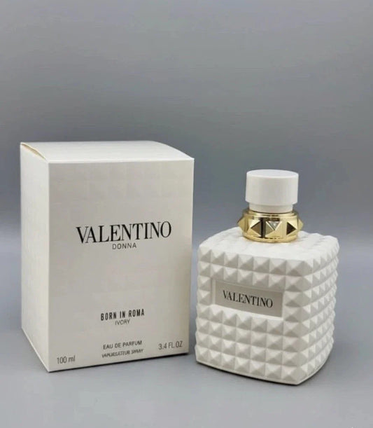 Valentino Donna Born in Roma Ivory Eau de Parfum 3.4 oz Spray by Valentino – Creamy Floral Women’s Perfume | Free USA 3-Day Delivery