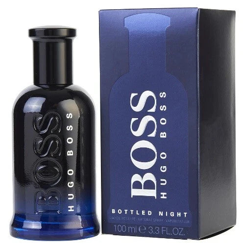 Hugo Boss Bottled Night Eau de Toilette 3.3 oz / 100ml for Men – Intense Woody Aromatic Fragrance | Free USA 3-Day Delivery